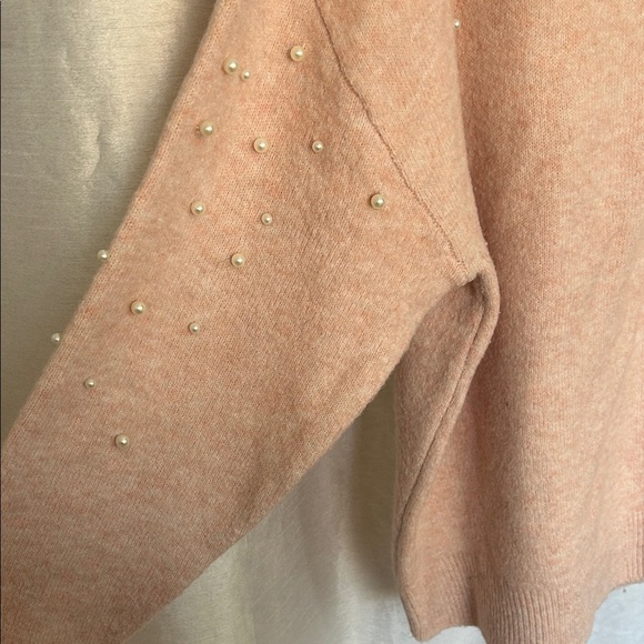 Pink Pearl-Studded Sweater - Picture 6 of 8